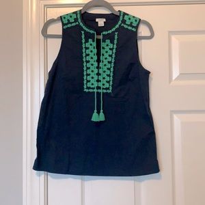 J Crew Navy Tank